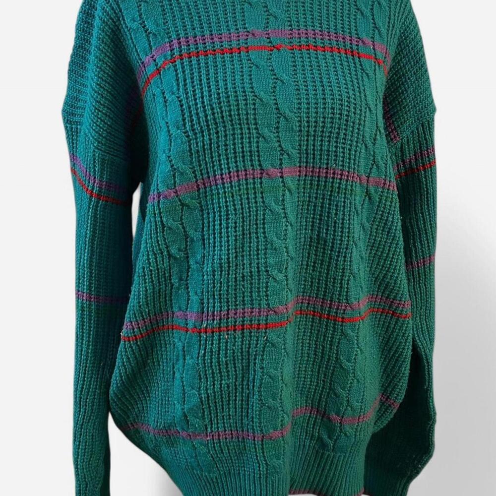 Melange Collection Men's Multi and Red Jumper